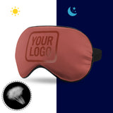 Custom Copper Rose Coral Red Sleep Mask