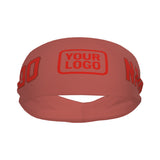 Custom Copper Rose Orange Red Sports headband