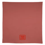 Custom Copper Rose Coral Red Square Table Cloth