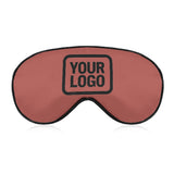 Custom Copper Rose Black Sleep Mask