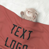Custom Copper Rose Black Pet Blanket