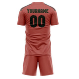 Custom Copper Rose Olive Soccer Jersey