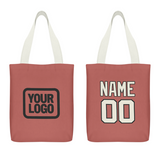 Custom Copper Rose Cream Canvas Tote Bag