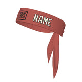 Custom Copper Rose Cream Headband