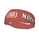 Custom Copper Rose Cream Sports headband