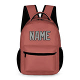 Custom Copper Rose Gray Kids Backpack