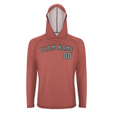 Custom Copper Rose Gray UV-Hoodie