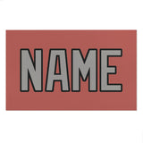 Custom Copper Rose Gray Beach Towel