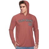 Custom Copper Rose Gray UV-Hoodie