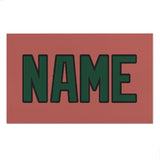 Custom Copper Rose Green Beach Towel