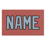 Custom Copper Rose Light Blue Beach Towel