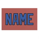 Custom Copper Rose Sky Blue Beach Towel