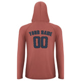 Custom Copper Rose Blue UV-Hoodie