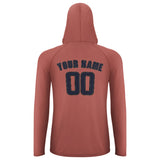 Custom Copper Rose Navy UV-Hoodie