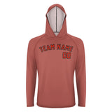 Custom Copper Rose Orange Red UV-Hoodie