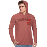 Custom Copper Rose Orange Red UV-Hoodie