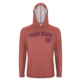 Custom Copper Rose Pink UV-Hoodie