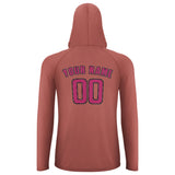 Custom Copper Rose Pink UV-Hoodie