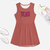 Custom Copper Rose Pink Cheerleader Dress