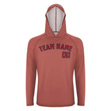 Custom Copper Rose Red UV-Hoodie