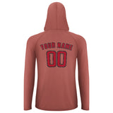 Custom Copper Rose Red UV-Hoodie