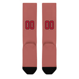 Custom Copper Rose Red Knee-High Sock