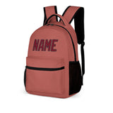 Custom Copper Rose Crimson Red Kids Backpack