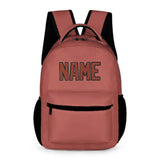 Custom Copper Rose Coral Red Kids Backpack