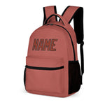 Custom Copper Rose Coral Red Kids Backpack
