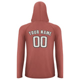 Custom Copper Rose White UV-Hoodie