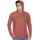 Custom Copper Rose Yellow UV-Hoodie