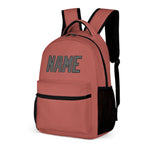 Custom Copper Rose Dark Grey Kids Backpack