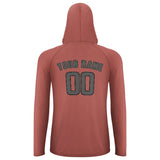 Custom Copper Rose Dark Grey UV-Hoodie