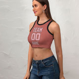Custom Copper Rose Light Pink Sleeveless Tank Top