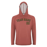 Custom Copper Rose Khaki UV-Hoodie