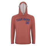 Custom Copper Rose Light Purple UV-Hoodie