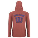 Custom Copper Rose Light Purple UV-Hoodie