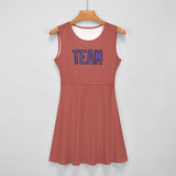 Custom Copper Rose Light Purple Cheerleader Dress