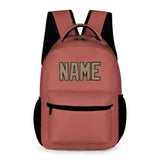 Custom Copper Rose Light Khaki Kids Backpack