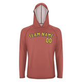 Custom Copper Rose Light Yellow UV-Hoodie