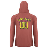 Custom Copper Rose Light Yellow UV-Hoodie