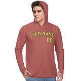 Custom Copper Rose Light Yellow UV-Hoodie