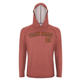Custom Copper Rose Orange UV-Hoodie