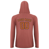 Custom Copper Rose Orange UV-Hoodie
