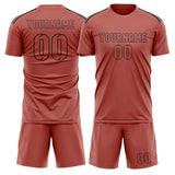 Custom Copper Rose Copper Rose Soccer Jersey