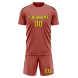 Custom Copper Rose Gold Soccer Jersey