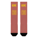 Custom Copper Rose Gold Knee-High Sock
