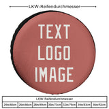 Custom Copper Rose White Truck Tires