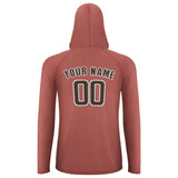 Custom Copper Rose Brown UV-Hoodie