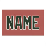 Custom Copper Rose Dark Green Beach Towel